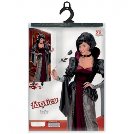 Costum Vampire Lady Widmann | Eleganță Halloween - imagine 2