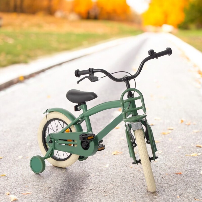 Procart Verde 12" - Bicicleta Copii cu Roti Ajutatoare - imagine 4