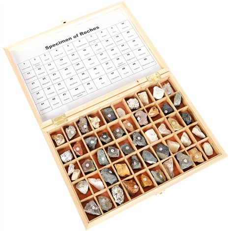 Set 56 roci și minerale | Moje Bambino