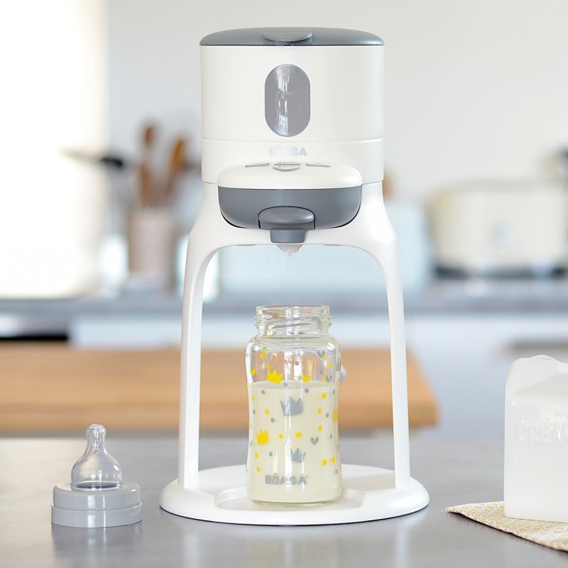BibExpresso White Grey Beaba | Preparare Lapte Rapidă