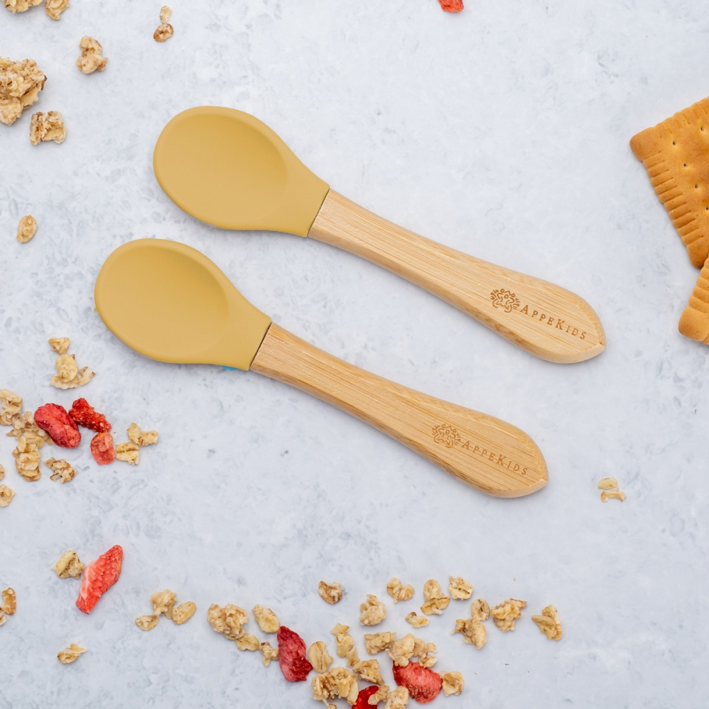 Set lingurițe bambus AppeKids Honey | Ecologice și Sigure