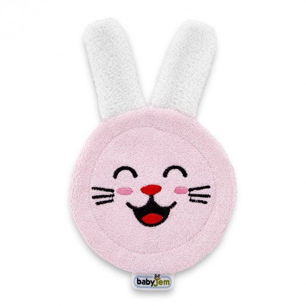 Mănușă Igienizare Denti BabyJem Rabbit Glove Pink - imagine 3