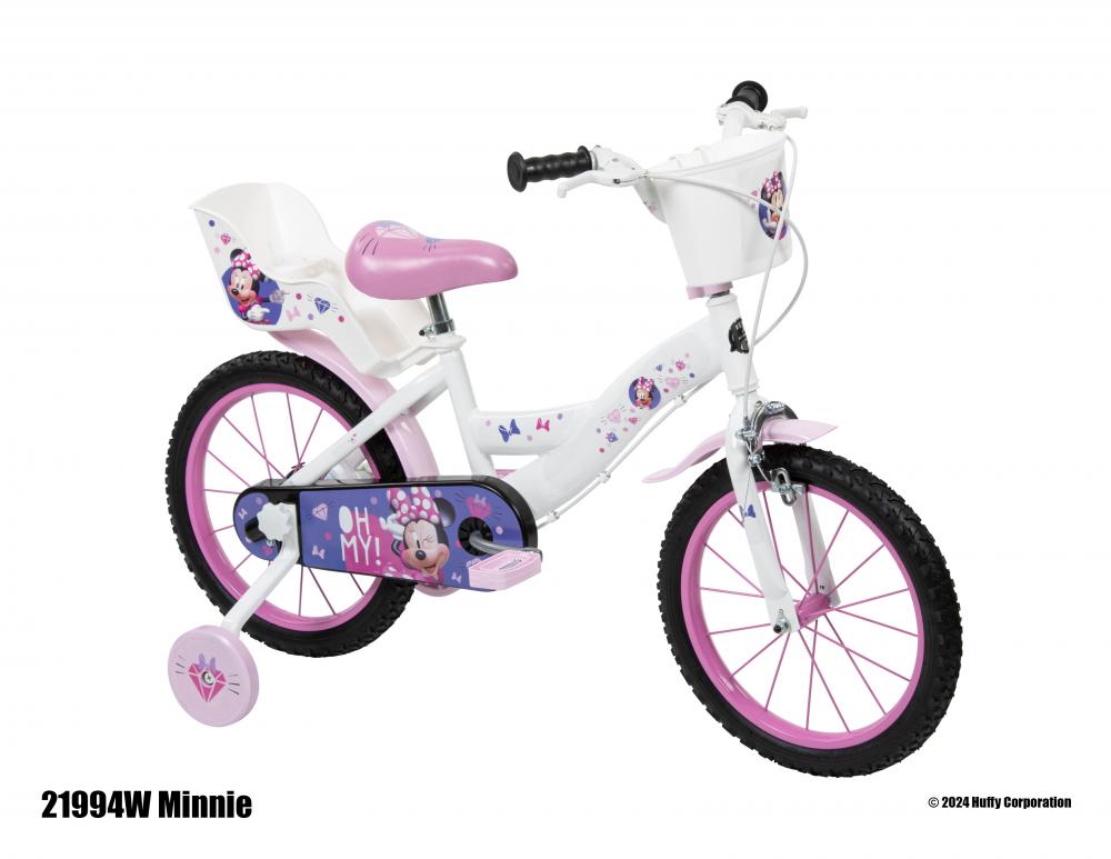Bicicleta Huffy Minnie 16" cu accesorii incluse - imagine 9