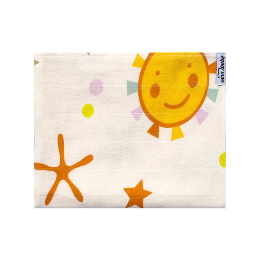 Scutec Muselina SeviBebe 100x100 cm Bumbac Organic
