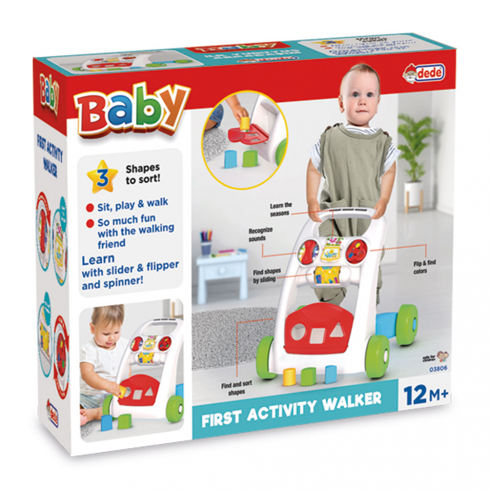 Antepremergator Dede First Activity Walker - imagine 4