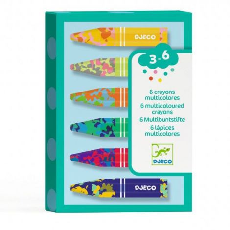 Djeco Creioane Cerate Multicolore 6buc