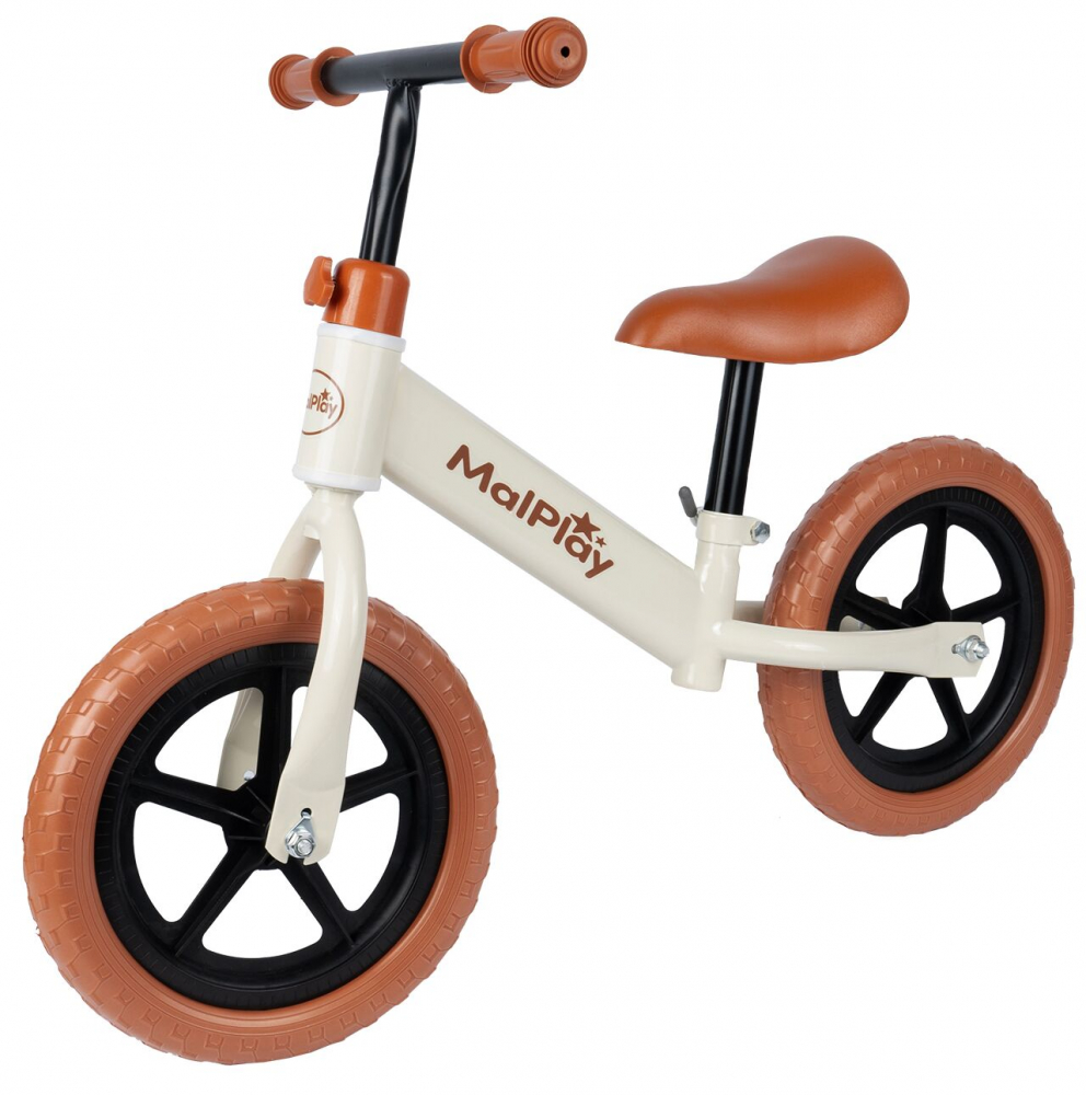 Bicicleta Echilibru Malplay 12" Alba - imagine 14