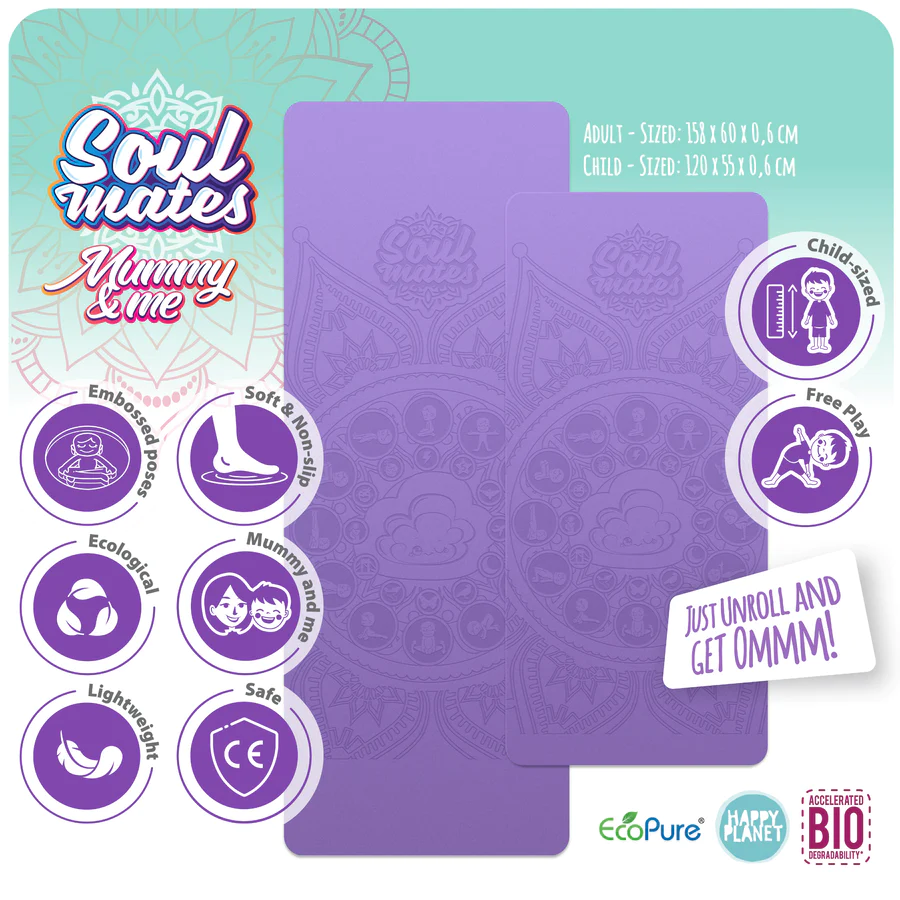 Set Yoga Mama-Copil Soulmates Cloud Mov - imagine 4
