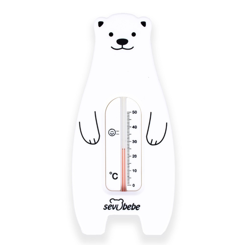 Termometru baie Sevibebe Urs Polar, 0-50°C - imagine 2