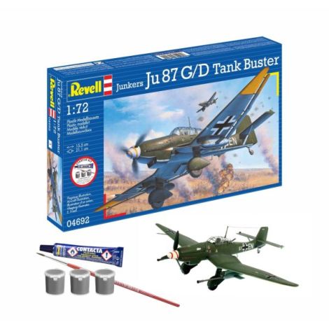 Revell Junkers Ju87 G/D Tank Buster Kit 1:72