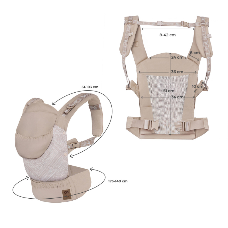 Marsupiu Kinderkraft Huggy - Ergonomic 3m-20kg - imagine 7