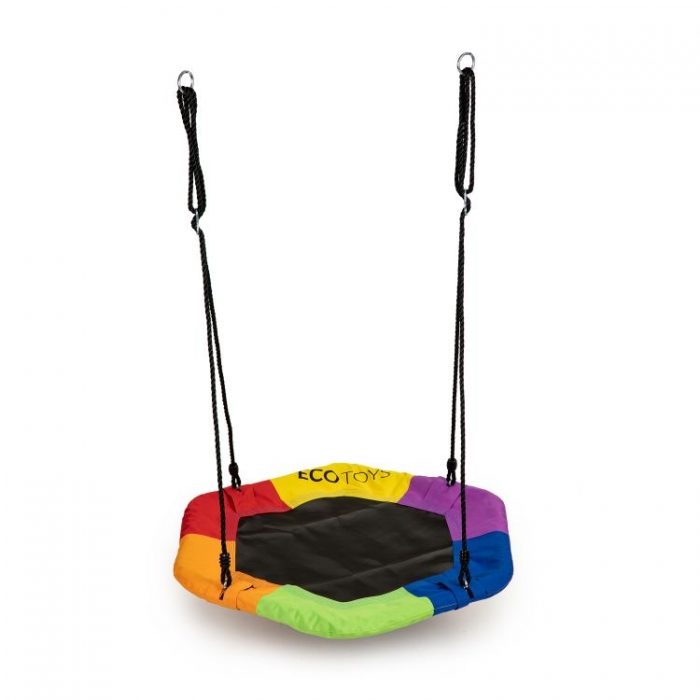Leagan Ecotoys cuib barza MIR6023, multicolor - imagine 6