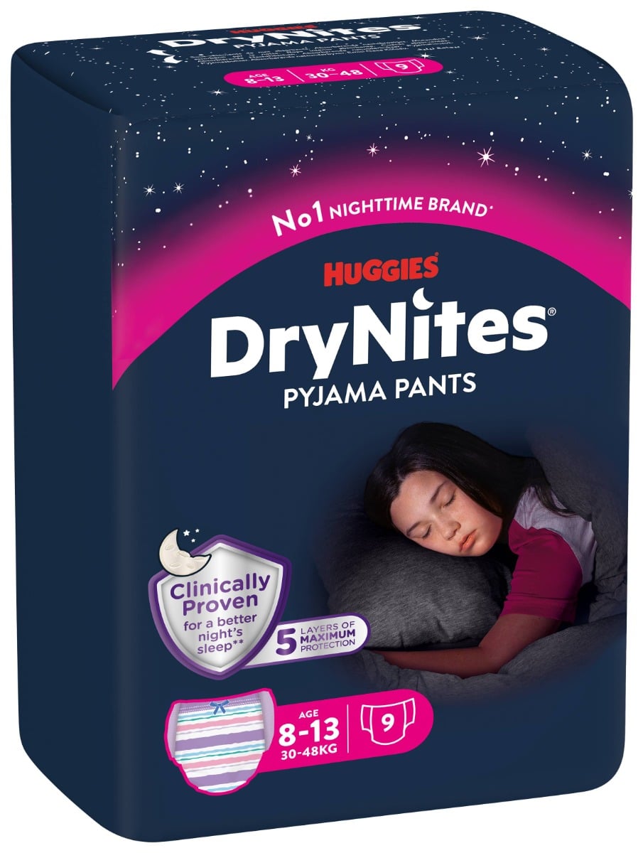 Scutece Huggies DryNites Girl, Protecție Noapte
