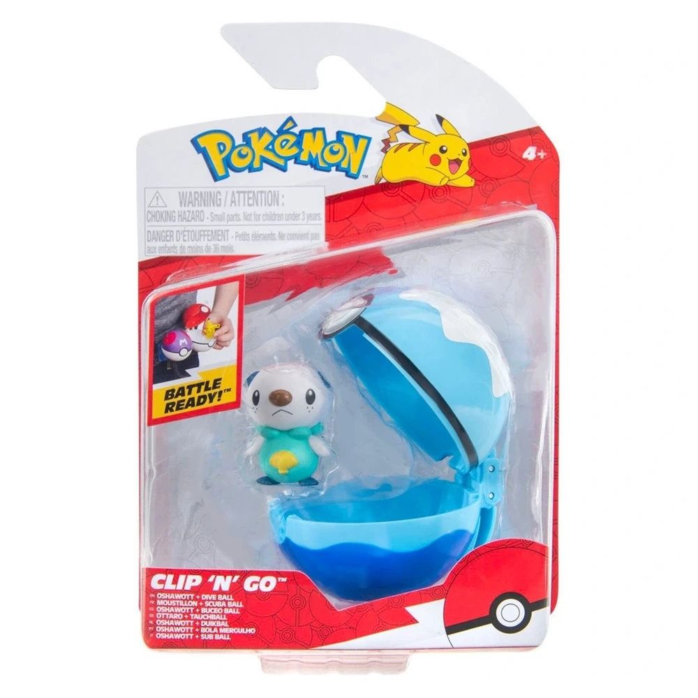 Figurina Pokemon Oshawott Clip N Go S2