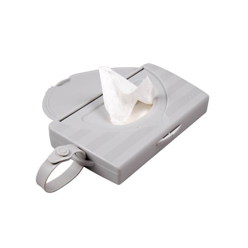 Ubbi On The Go Gri - Dispenser Portabil Servetele - imagine 3
