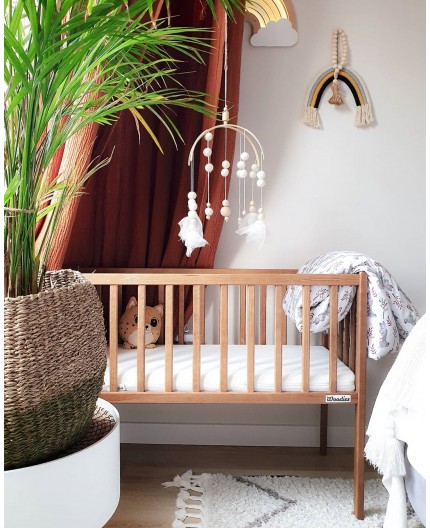 Patut Co-Sleeping Woodies cu Saltea Cocos