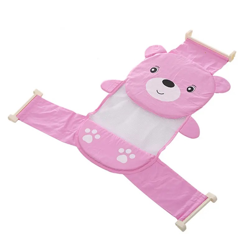 Hamac Cadita Little Mom Cute Bear Pink, Ergonomic - imagine 6