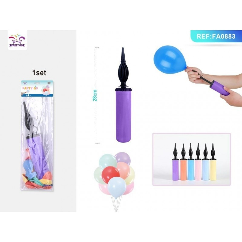 Set 15 Accesorii PartyGo, 28cm, Diverse Culori