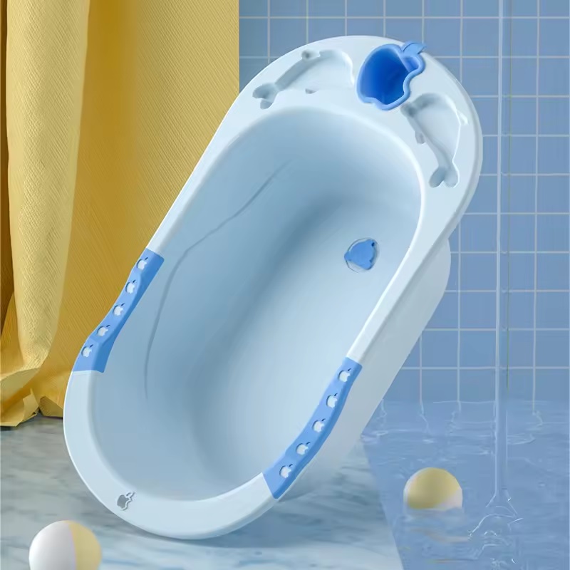 Cadita Little Mom Apple Blue - Baie Sigura - imagine 3