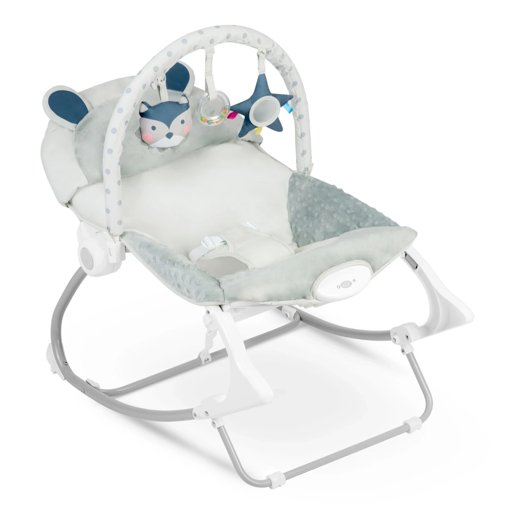 Balansoar Ricokids Grey cu vibrații, 18 kg - imagine 3