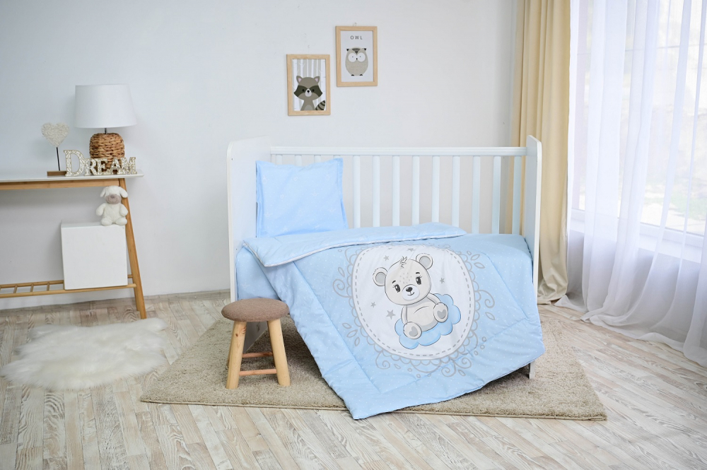 Set Lenjerie Pat 4 Piese Bumbac Ranforce Lorelli - imagine 2