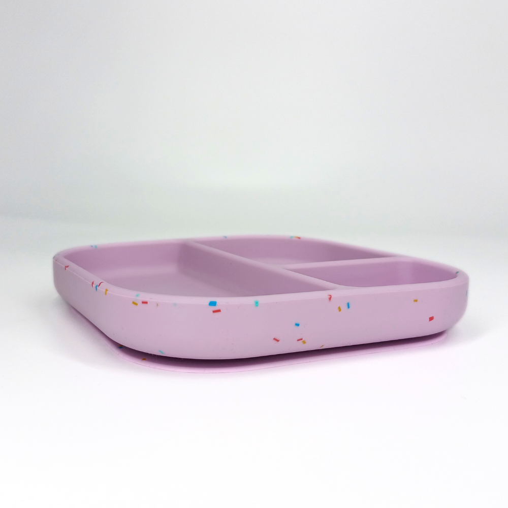 Farfurie Silicon Coccorito Lila cu Ventuza - imagine 2