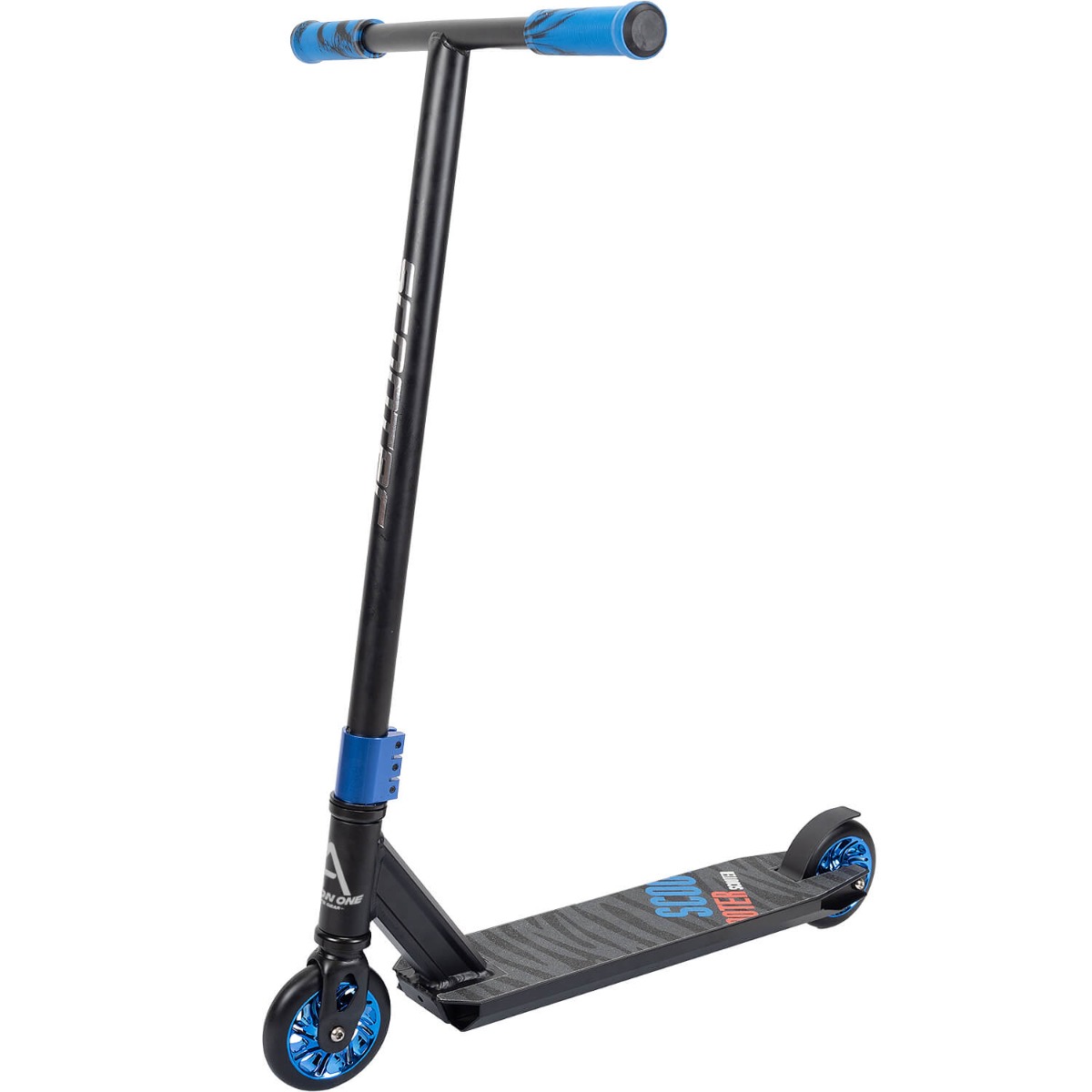 Trotineta Action One Freestyle Mad, Aluminiu, Albastru