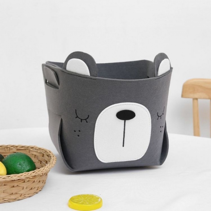 Cos Jucării Ecotoys Gri, Design Scandinavian