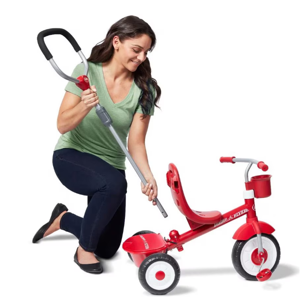 Tricicleta Radio Flyer 4 în 1, Roșu - imagine 6