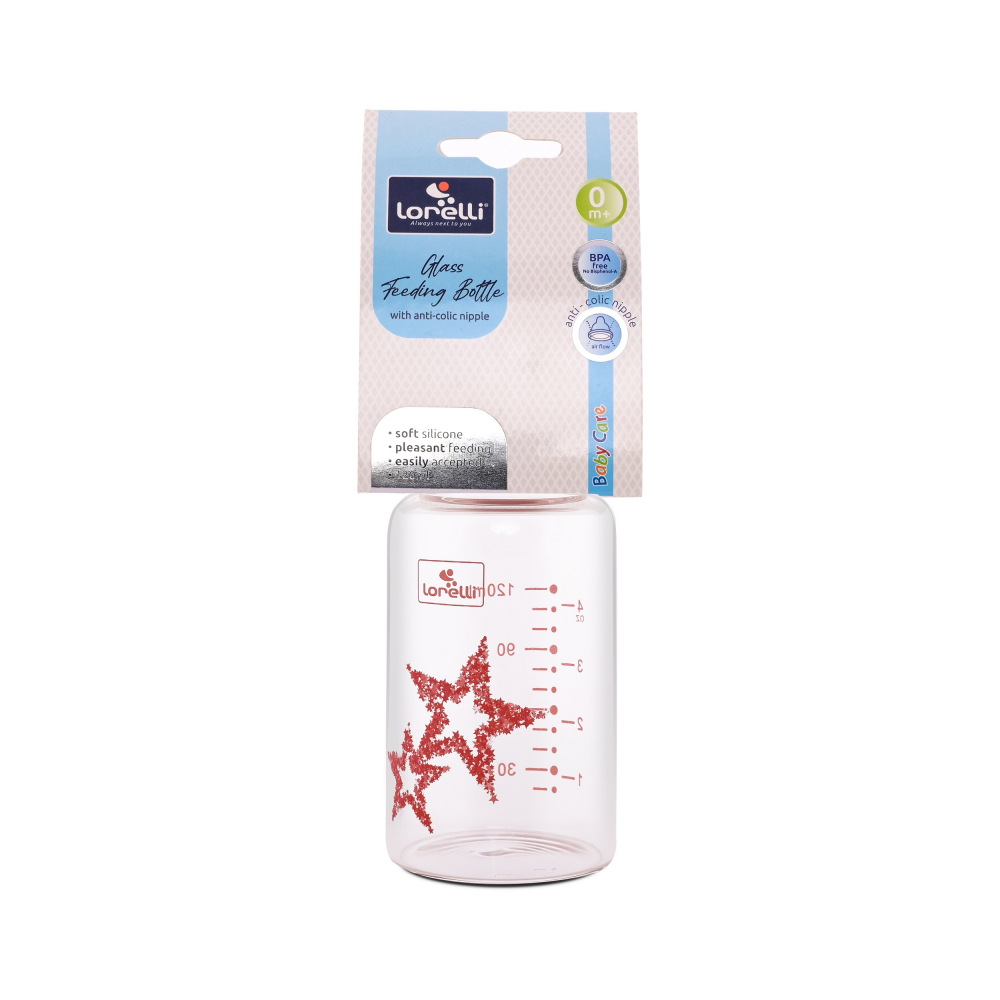 Biberon Lorelli 120ml Pink Anticolici