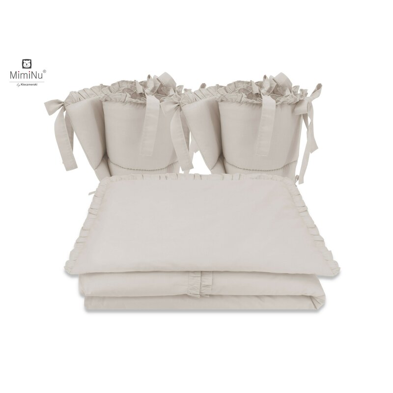 Lenjerie Patut MimiNu Royal 4 Piese Bumbac - imagine 3