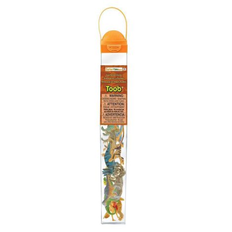 Tub Dinozauri cu Pene Safari Ltd | Set 12 Figurine - imagine 3