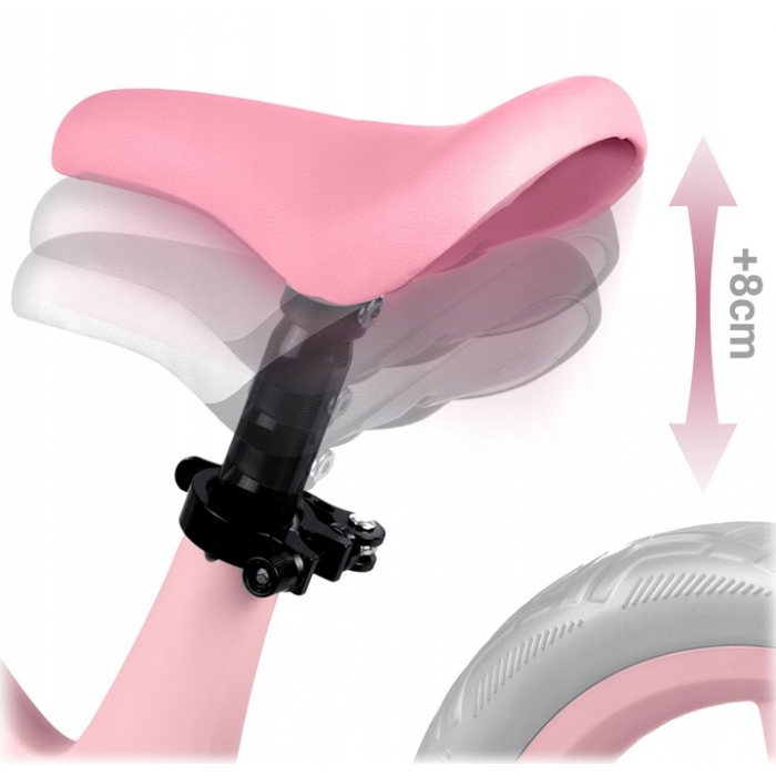 Bicicletă Fără Pedale Nukido Roz | Dezvoltă Echilibrul - imagine 2