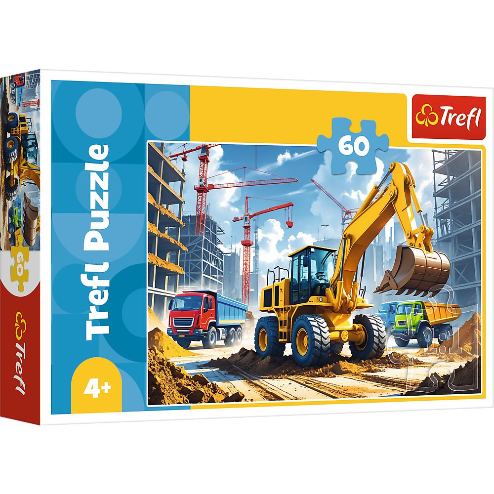 Puzzle Trefl Excavator 60 Piese Educativ