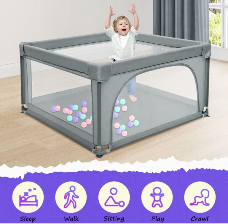 Tarc joaca Ikonka 120cm siguranta copii - imagine 4