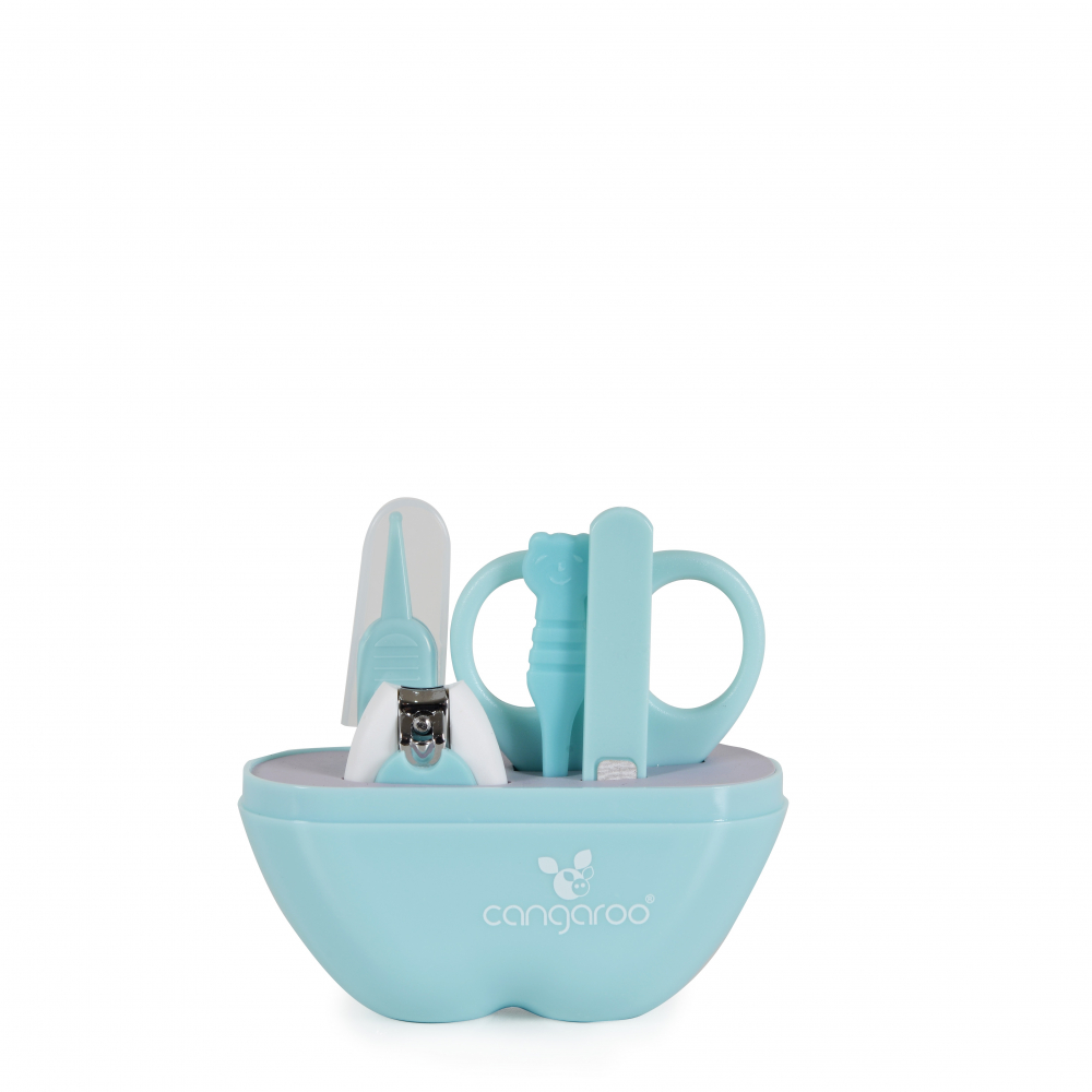 Set Manichiura Bebelusi Cangaroo Apple Blue - imagine 2