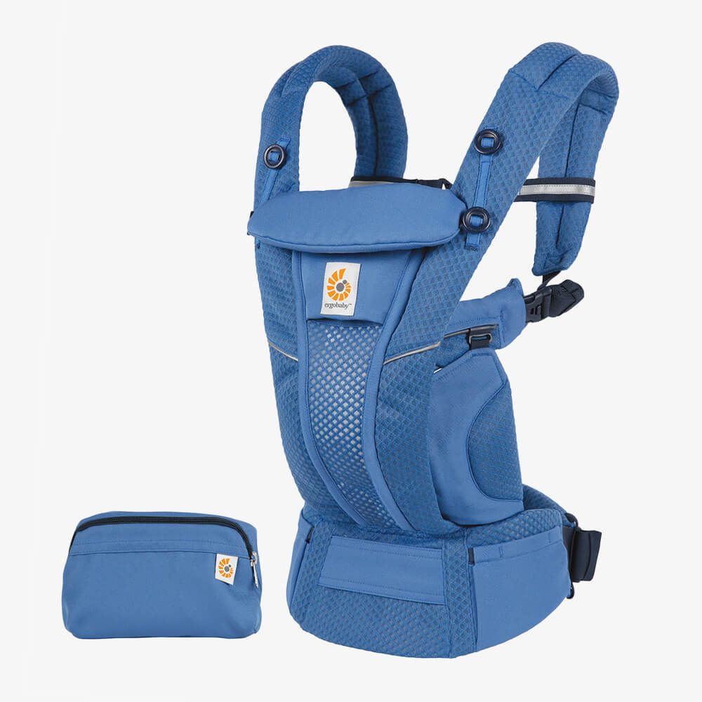 Marsupiu Ergobaby Omni Breeze, Sapphire Blue - imagine 4