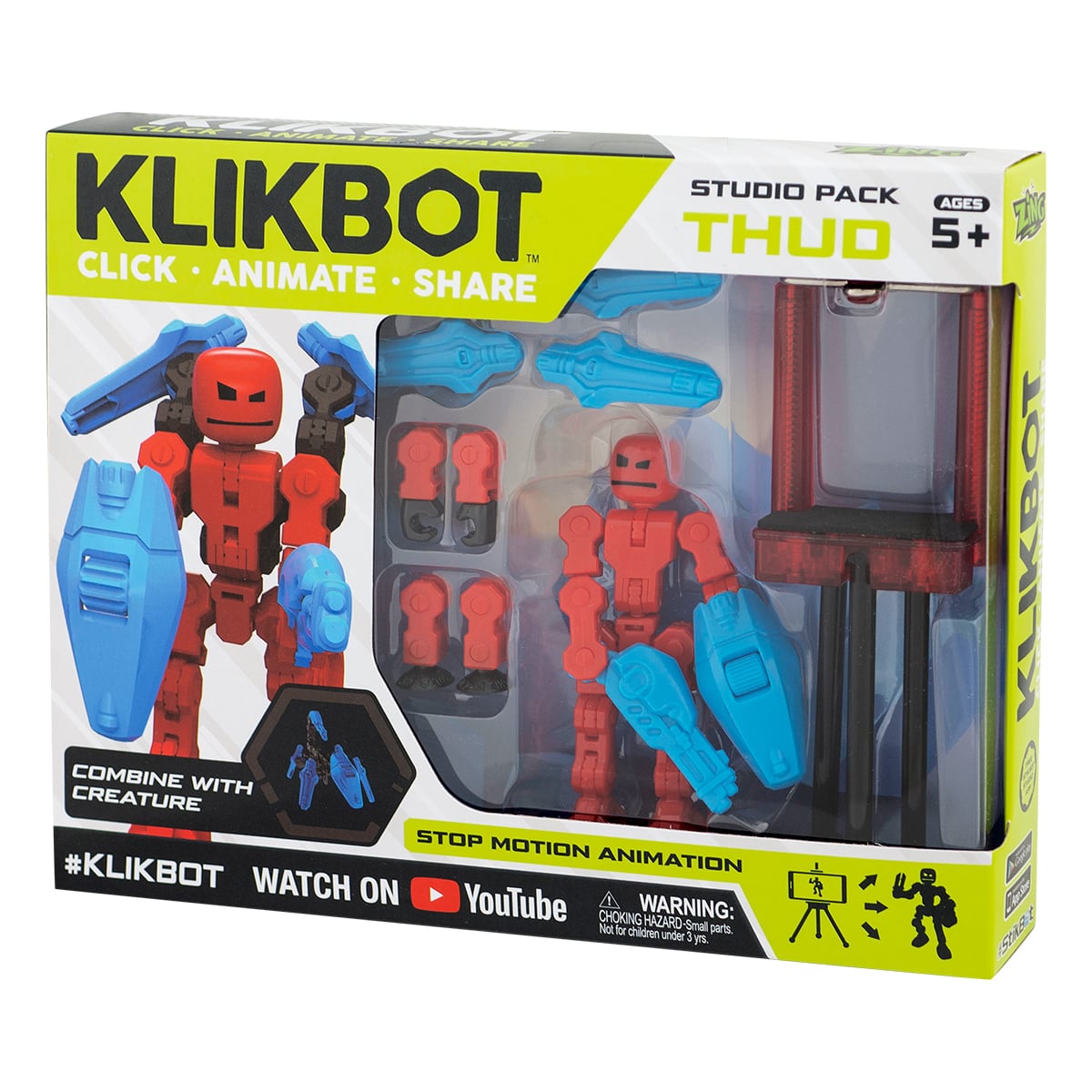 Set KlikBot Red Transformabil Stop-Motion