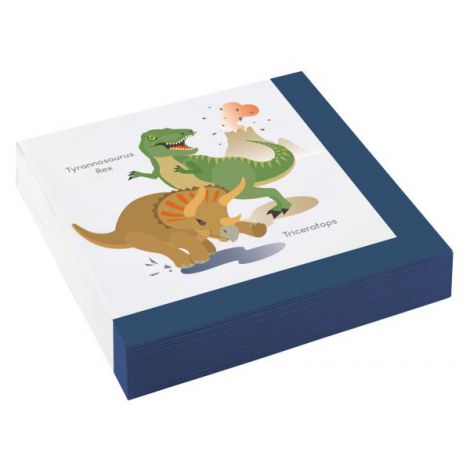 Servetele Dinozauri Amscan - Set 20 Buc