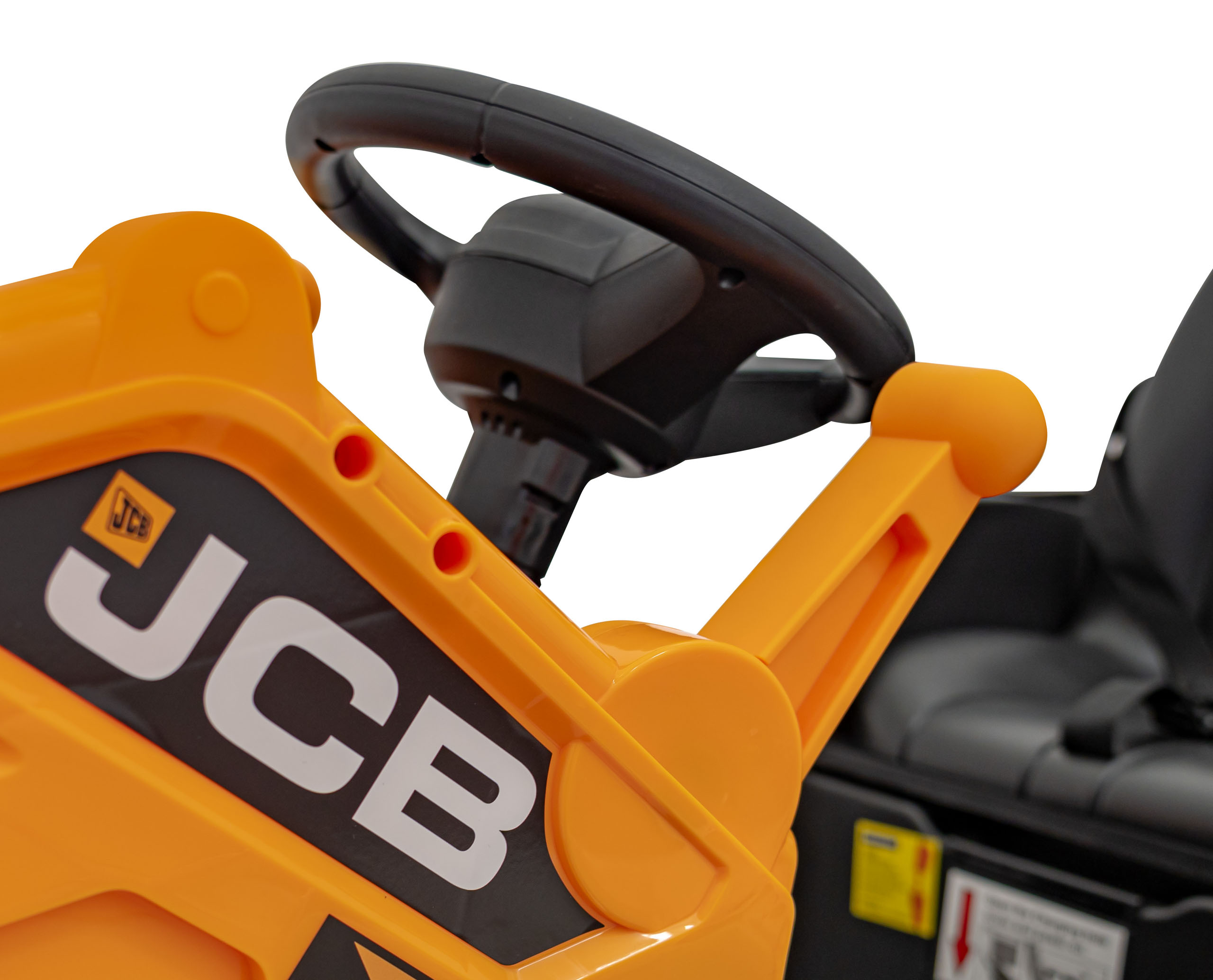 Tractor Electric JCB cu Cupă Manuală Galben - imagine 2