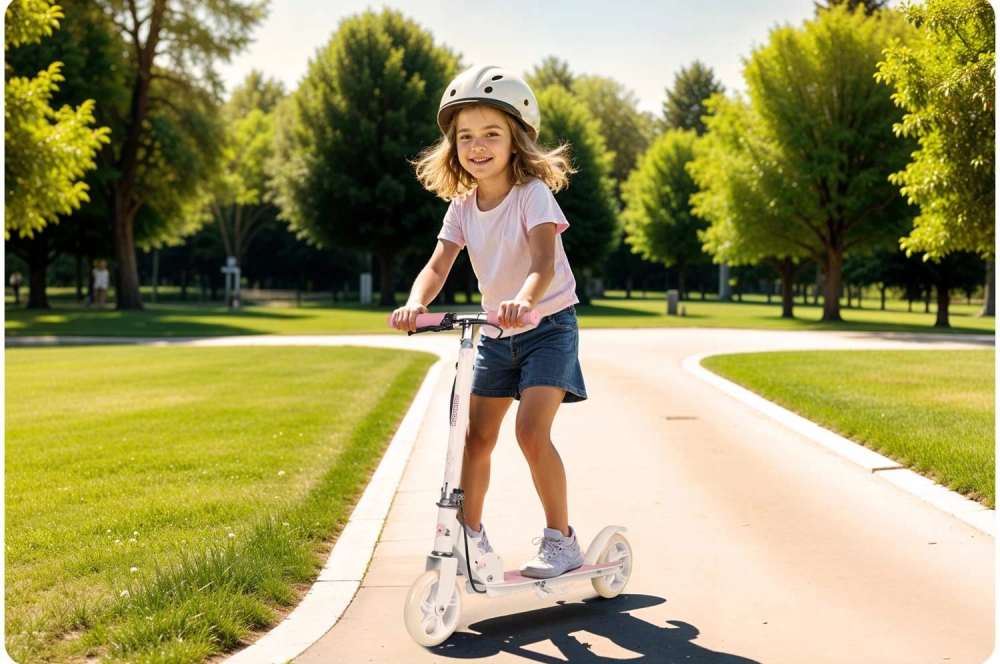 Trotineta Ricokids Kodi Ballerina | Siguranta si Confort - imagine 6