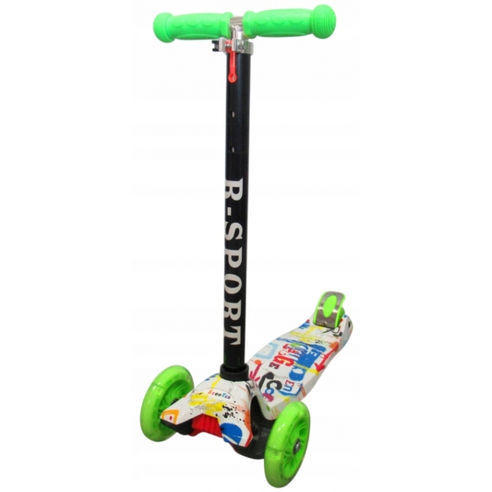 Trotineta R-Sport H2 Verde | Crește cu Copilul