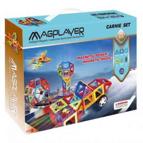 Magplayer Constructie Magnetica 98 Piese Educativ