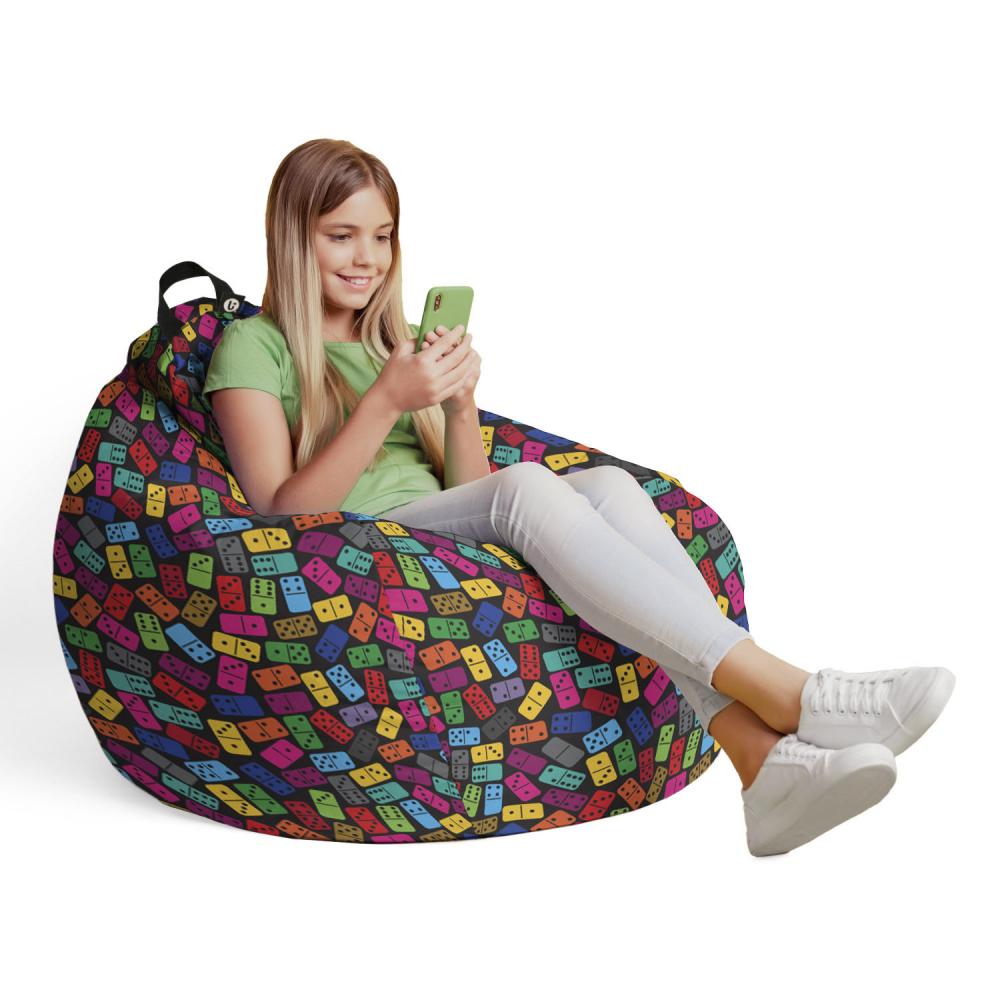 Husa Bean Bag Para L Updeco, Colorat - imagine 4