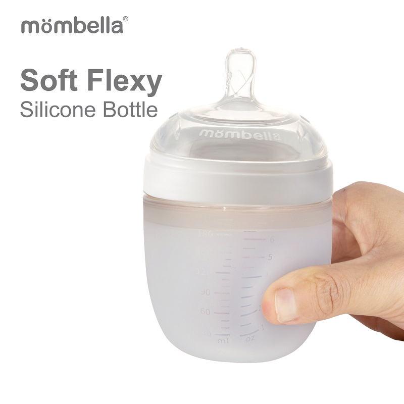 Biberon Mombella Anticolici, 120ml, Tetina S, Ivory - imagine 4