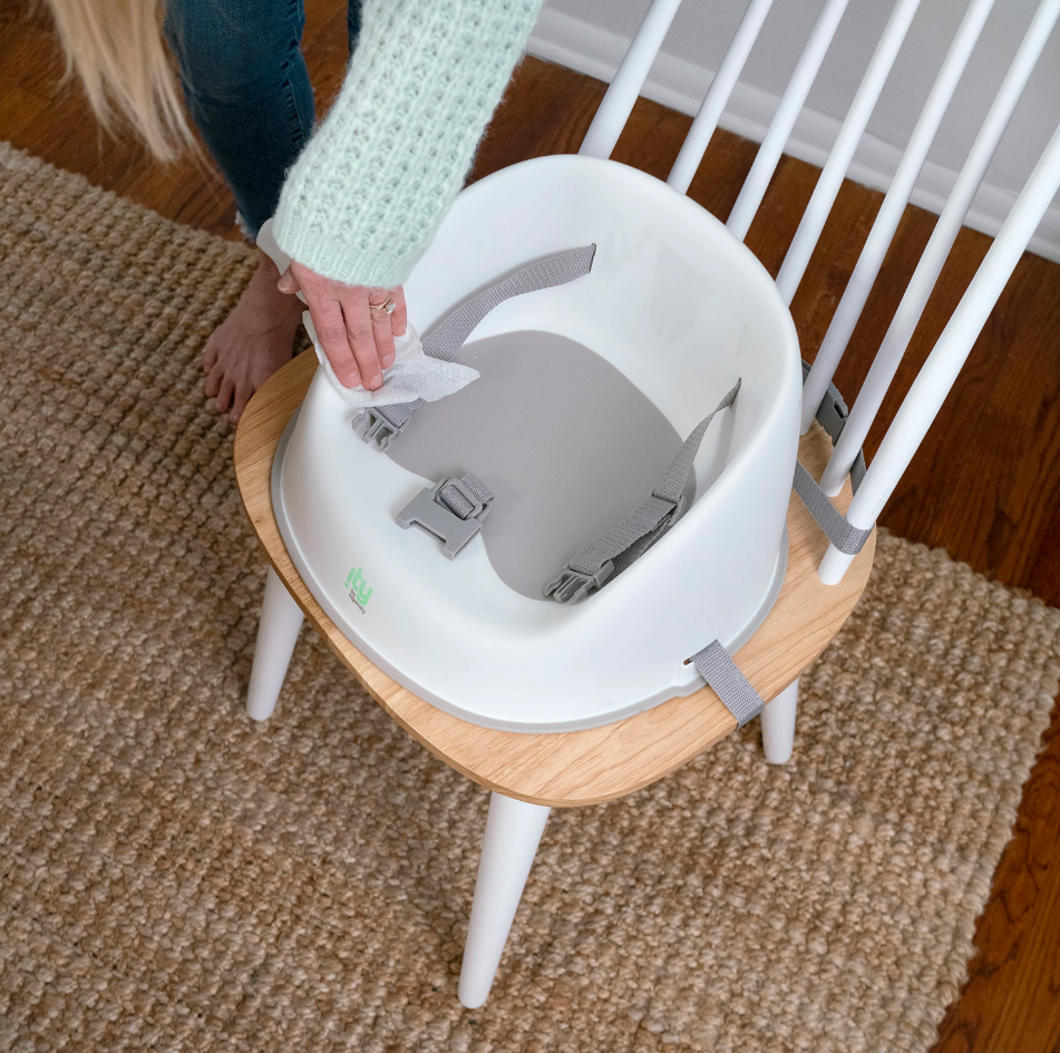 Scaun Masa Ingenuity Easy Clean Booster Oat - imagine 5
