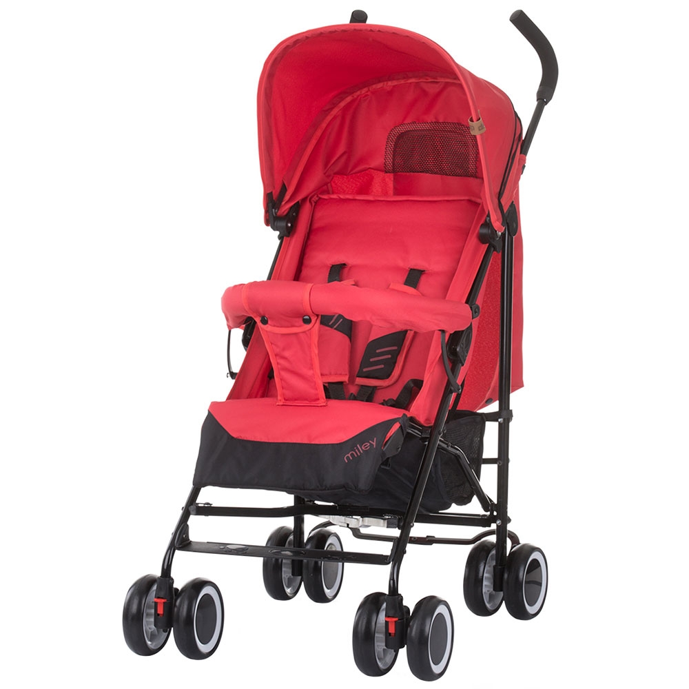 Carucior Sport Chipolino Miley Red Strawberry - imagine 5