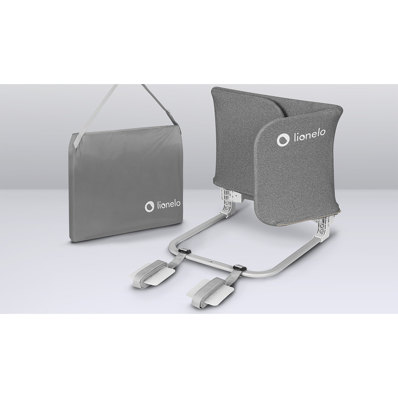 Bariera Protectie Lionelo Lora, Gri, 105x45 cm - imagine 2