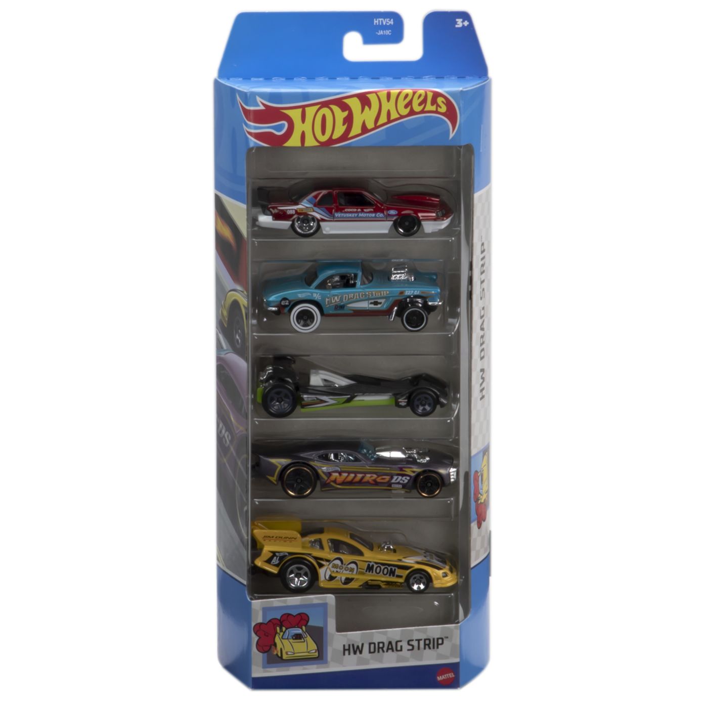 Set 5 Masini Hot Wheels HW Drag Strip Mattel