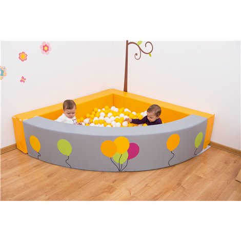 Piscina Baloons Moje Bambino Oeko-Tex 160x160cm - imagine 4